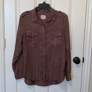 American Eagle button down long sleeve top